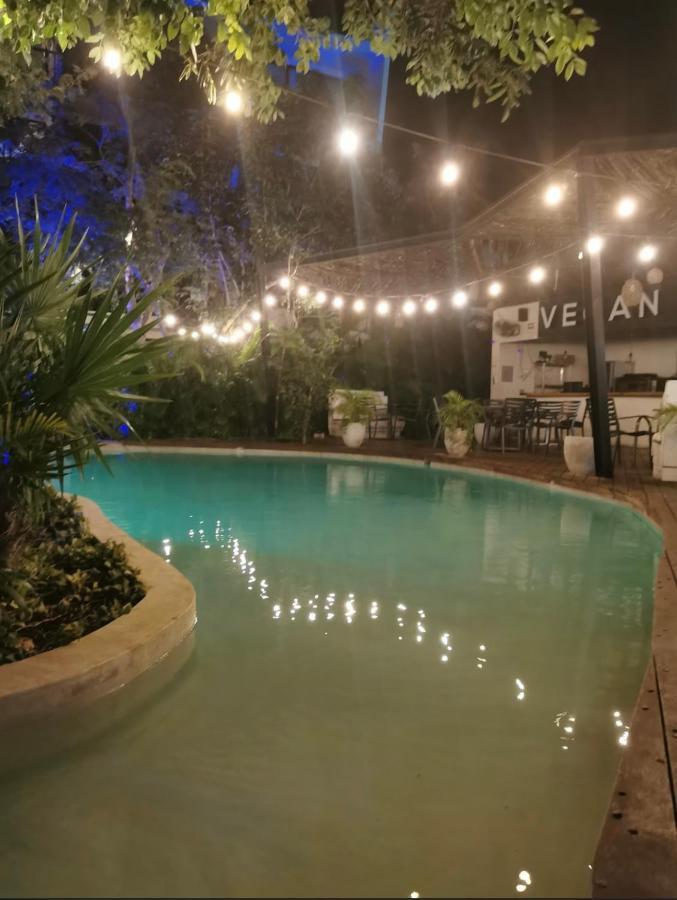 Condo Jungle Apartment & Private Patio Tulum Exterior photo